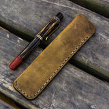 Galen Leather Single Fountain Pen Case / Pen Pouch