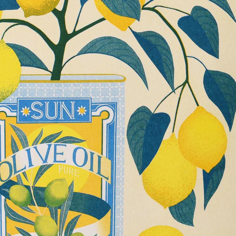 Lemon Tree - A3 Risograph Print