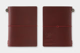 Traveler's Company. Love & Trip Red Notebook - Passport Size