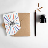 To My Lovely Dad Letterpress Card