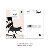 Lovi Cat 12cm Black - 3D Wooden Figure