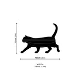 Lovi Cat 12cm Black - 3D Wooden Figure