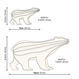 Lovi Polar Bear White (7cm) - 3D Wooden Figure
