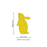 Lovi Rabbit 9cm - Natural Wood - 3D Wooden Figure