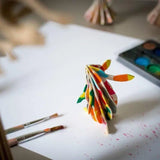 Lovi Rabbit 9cm - Natural Wood - 3D Wooden Figure