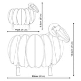 Lovi Ram Natural Mix (11cm) - 3D Wooden Figure