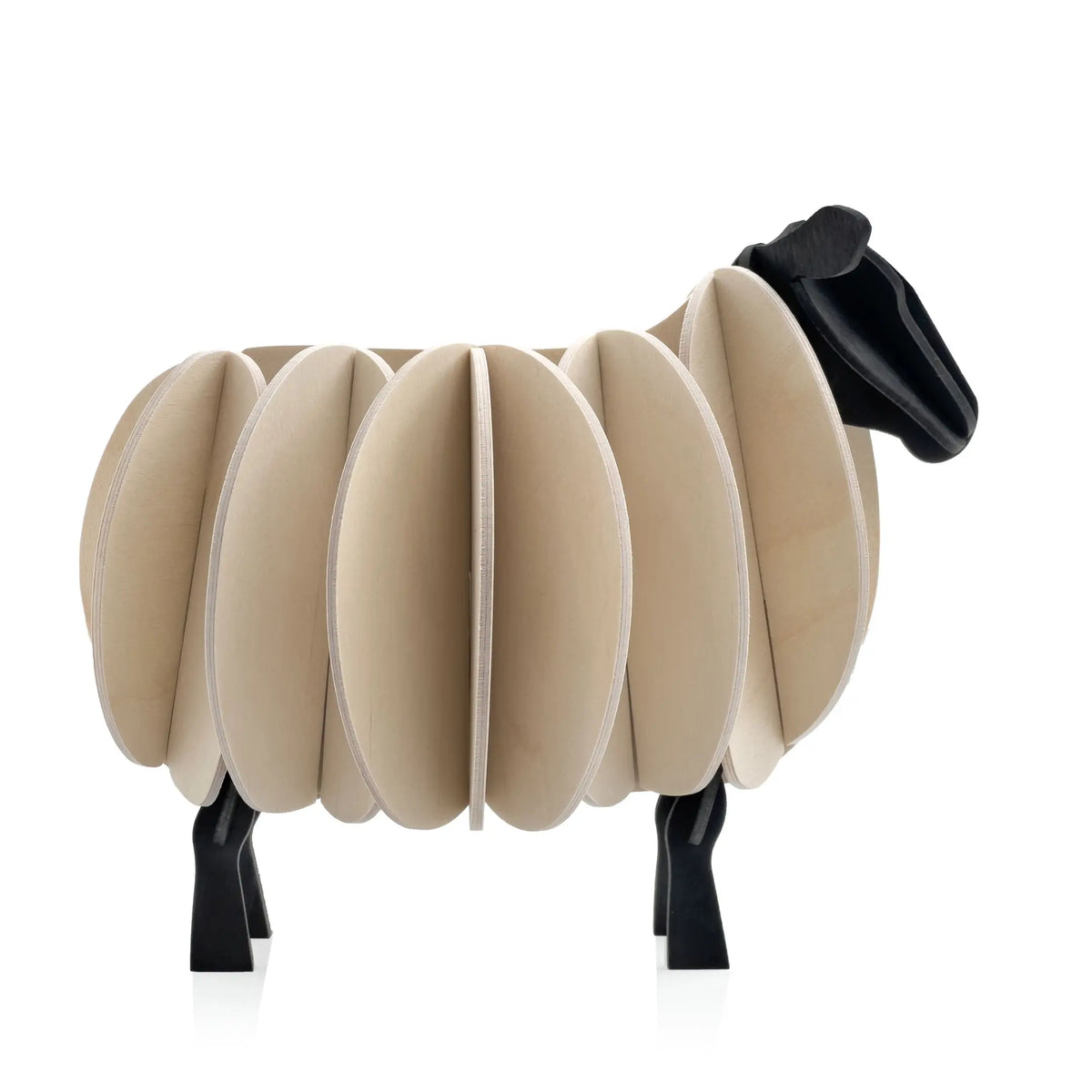 Lovi Sheep Natural Mix (11cm) - 3D Wooden Figure