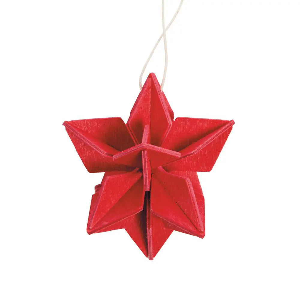 Lovi Star 5cm Pack of 6 - 3D Wooden Figure