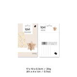 Lovi Natural Wood Star 5cm- 3D Wooden Figure