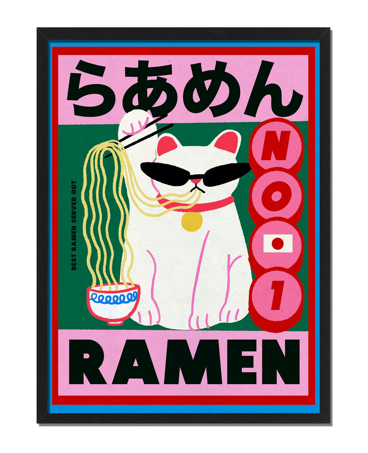Jolly Awesome -  No 1 Ramen Art Print - A3 Size