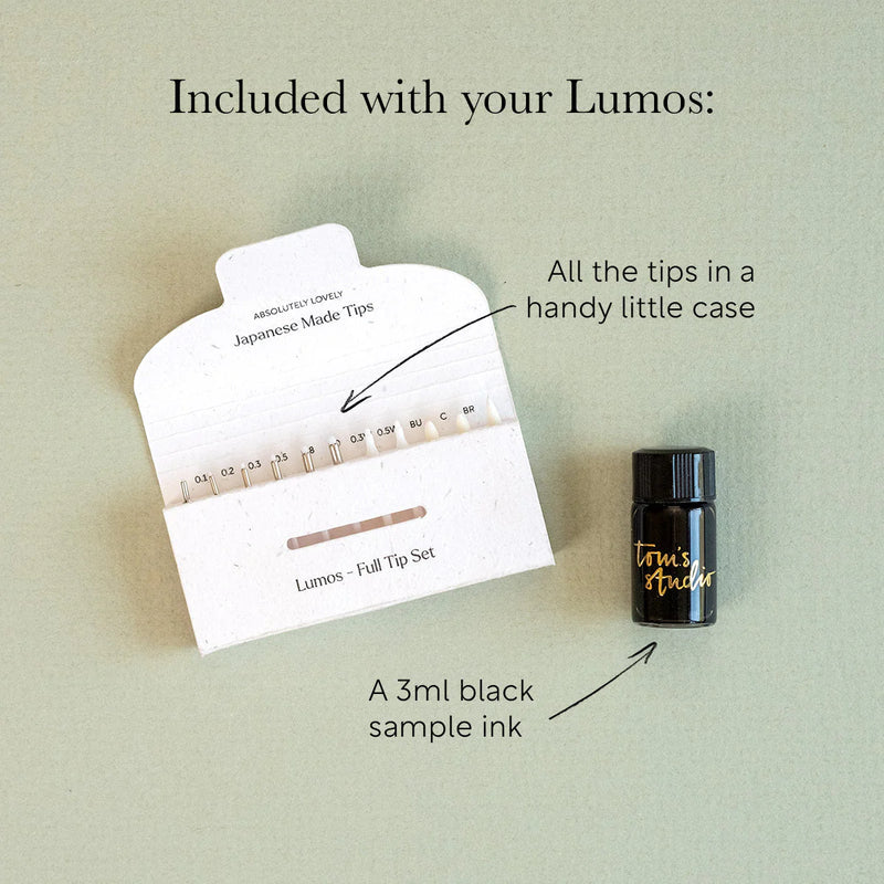 Tom's Studio The Lumos Splash Refillable Multi-Tip Pen