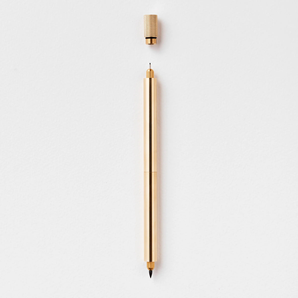 Tom's Studio The Lumos Pro Duo Refillable Multi-Tip Pen Brass
