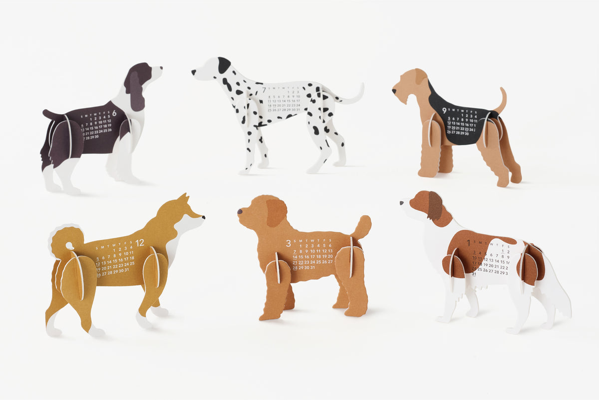 Good Morning Dogs 2027 3D Desk Calendar
