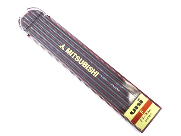 Mitsubishi Uni 2mm Lead refills Pack of 6