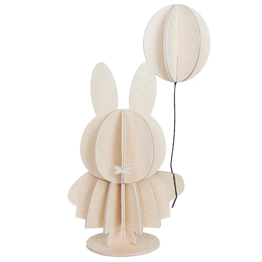 Lovi Miffy & Balloon - 3D Wooden Figure
