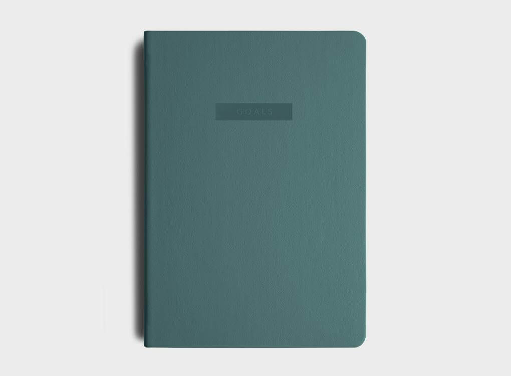 MiGoals A5 Goals Journal Teal