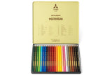 Uni Polycolor Colored Pencils Tin of 24