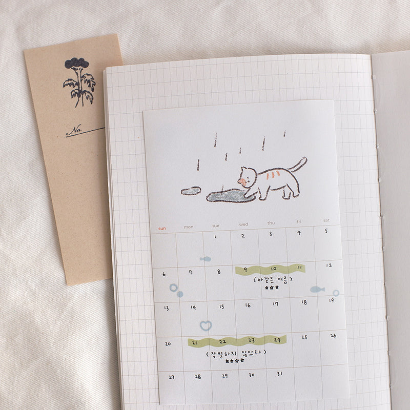 Suatelier Sticky Notes Monthly Plan 4 No 1187