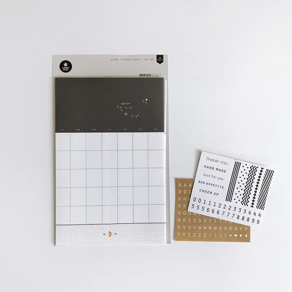 Suatelier Sticky Notes Monthly Plan 3 No 1053