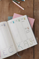PaperStyle A5 HArdback Linen Bound Notebook - Dot Grid