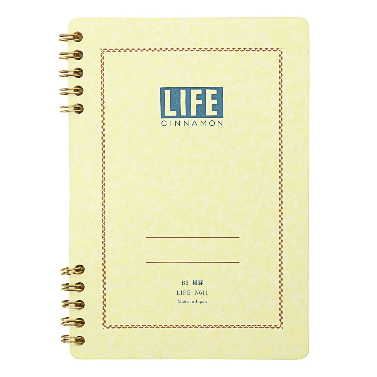 Life Noble B6 Cinnamon Notebook