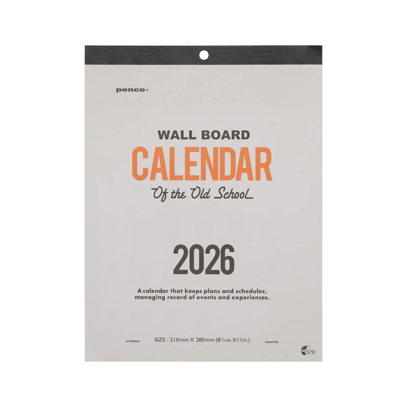 Hightide Penco 2026 A4 Calendar