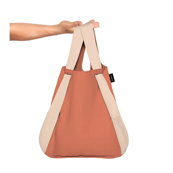 Notabag 2 in 1 Tote & Backpack - Sand / Terracotta