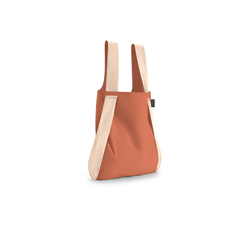 Notabag 2 in 1 Tote & Backpack - Sand / Terracotta