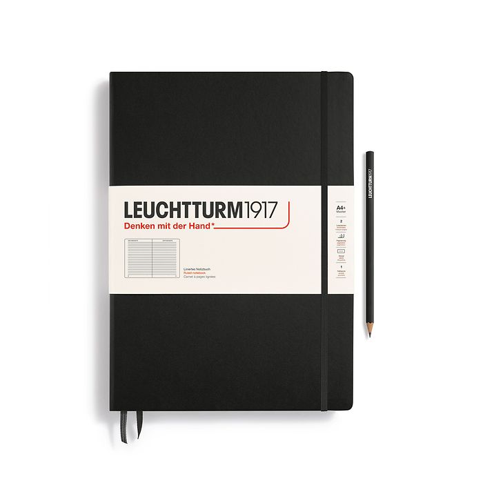 Leuchtturm 1917 A4 Master Classic Hardcover Notebook Ruled Various Colours