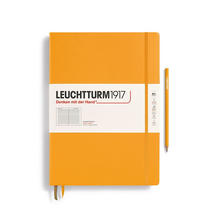 Leuchtturm 1917 A4 Master Classic Hardcover Notebook Ruled Various Colours