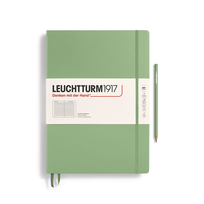 Leuchtturm 1917 A4 Master Classic Hardcover Notebook Ruled Various Colours