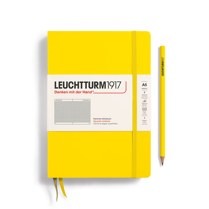 Leuchtturm 1917 A5 Hardcover Notebook Grid Paper