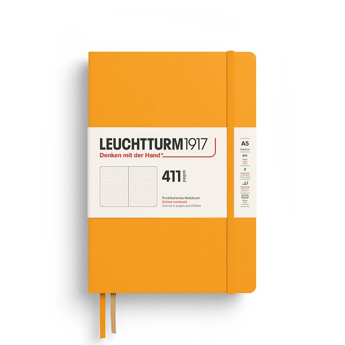 Leuchtturm 1917 A5 411 Page Hardcover Notebook Dot Grid