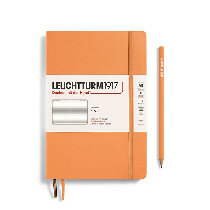 Leuchtturm 1917 A5 Softcover Notebook Lined Various Colours