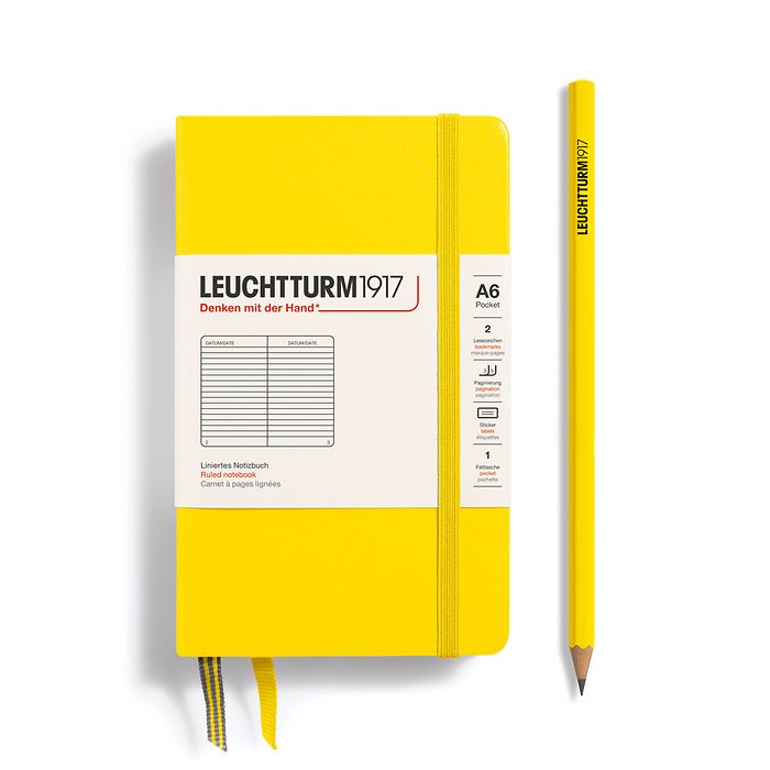 Leuchtturm 1917 A6 Hardcover Notebook Lined