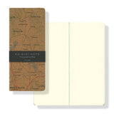 Yamamoto Paper RO-BIKI Topographical Map Notebook - Blank
