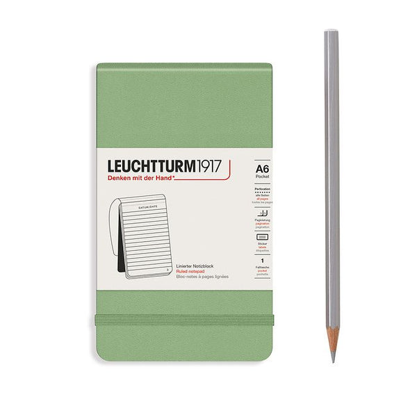 Leuchtturm 1917 A6 Hardcover Notepad Lined