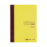 Hobonichi Techo 2026 Japanese A6 Original Avec Books (January Start)