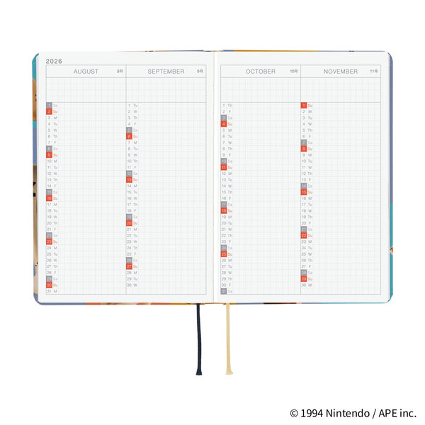 Hobonichi Techo A6 HON 2026 MOTHER: Clay Figurines (January Start)