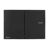 Hobonichi Techo A6 HON 2026 Paper Series: Black Gingham (January Start)