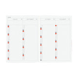 Hobonichi Techo A6 HON 2026 Paper Series: Black Gingham (January Start)