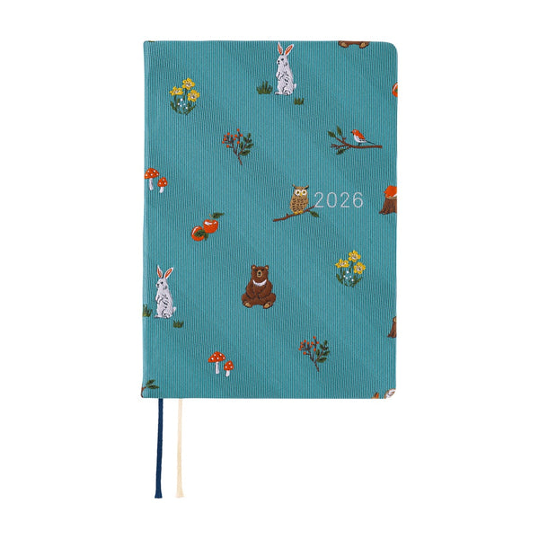 Hobonichi Techo A6 HON 2026 Bow & Tie: In the Forest (January Start)