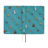 Hobonichi Techo A6 HON 2026 Bow & Tie: In the Forest (January Start)