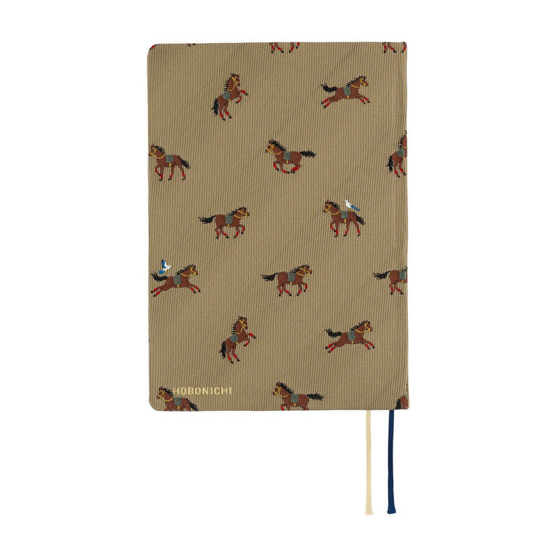Hobonichi Techo A6 HON 2026 Bow & Tie: Galloping Horses (January Start)