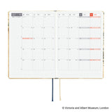 Hobonichi Techo A6 HON 2027 (Japanese) - V&A Series: Vine (January Start)