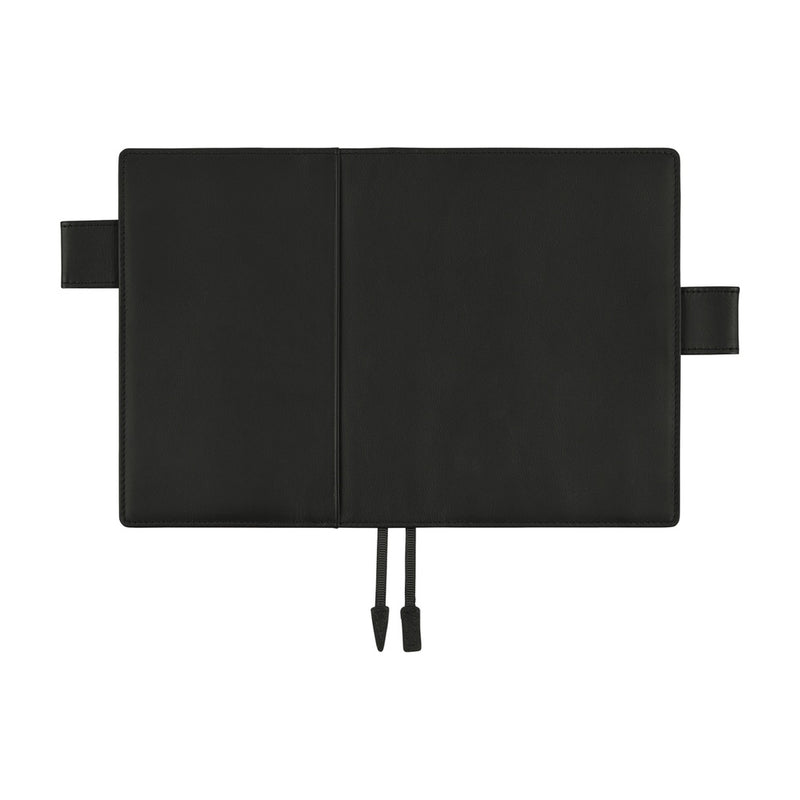 Hobonichi A6 Cover - Leather: TS Basic - Black