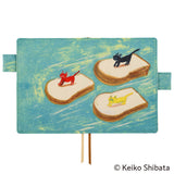 Hobonichi A6 Cover - Keiko Shibata: Bread Floating in the Wind