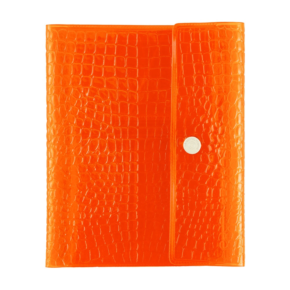 Hobonichi A6 Cover - beautiful people: Nothing to Hide (Orange)
