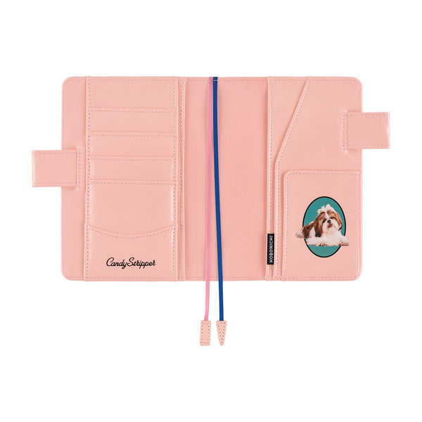 Hobonichi A6 Cover - Candy Stripper: Random Dog & Cat