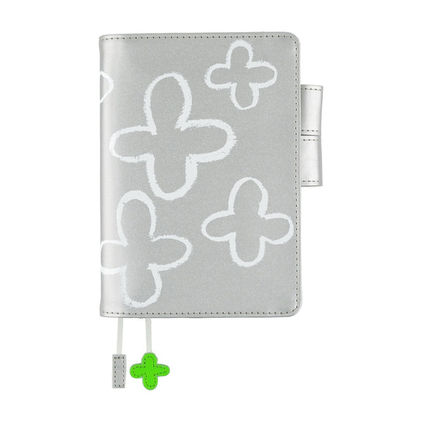 Hobonichi A6 Cover - Makoto Matsubayashi: Silver Flowers